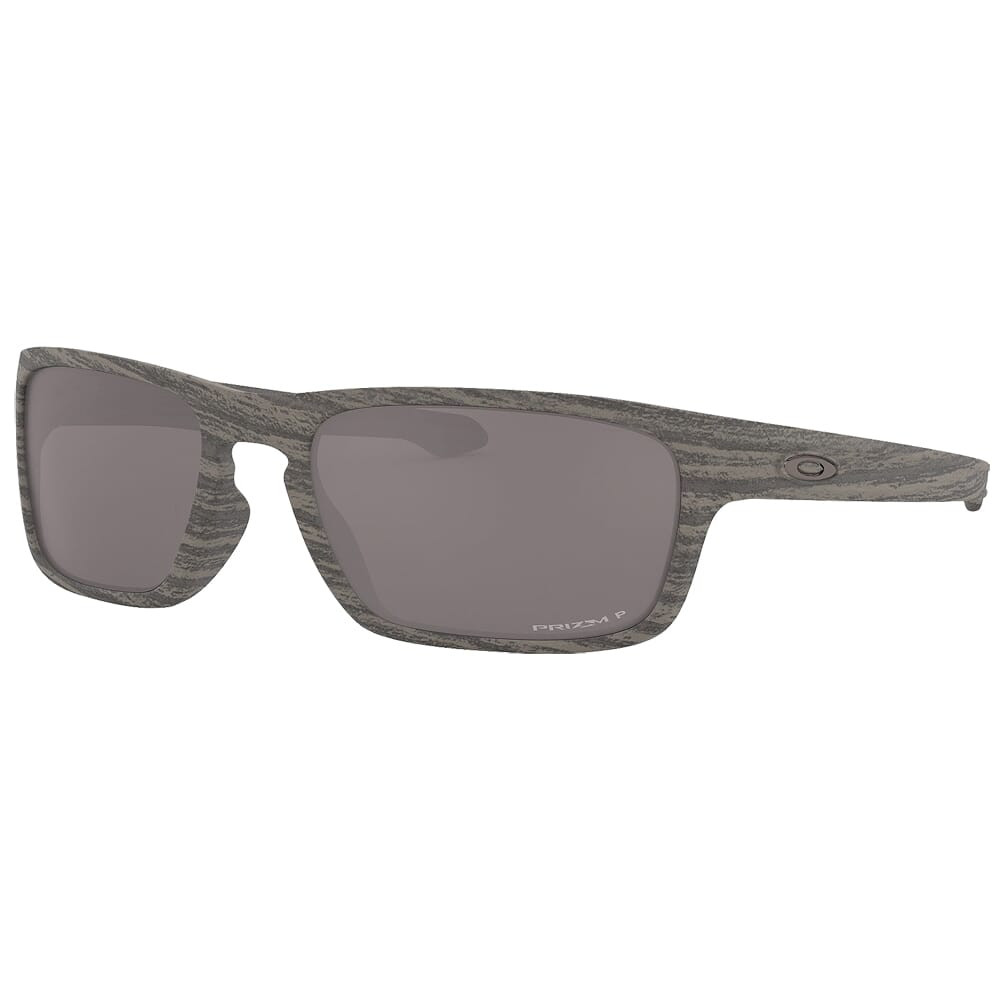 Oakley Sliver Stealth Woodgrain w/PRIZM Black Polarized Lenses OO9408-1356