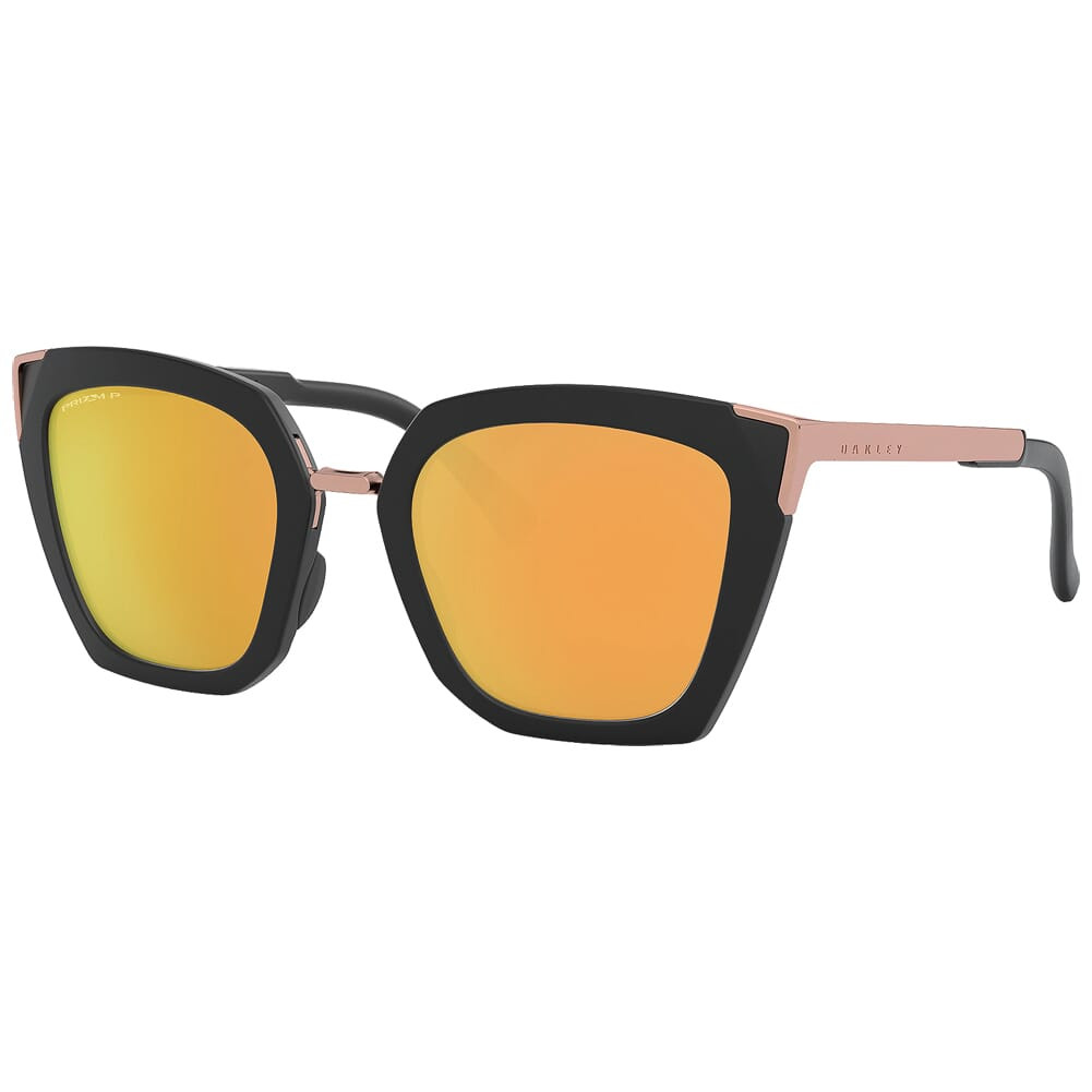 Oakley Side Swept Velvet Black w/PRIZM Rose Gold Polarized Lenses OO9445-0451