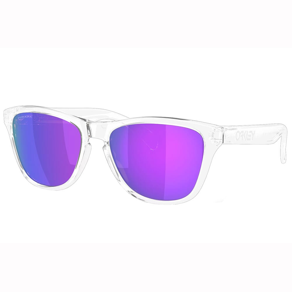 Oakley Frogskin S Polished Clear w/Prizm Violet OO9508-0253