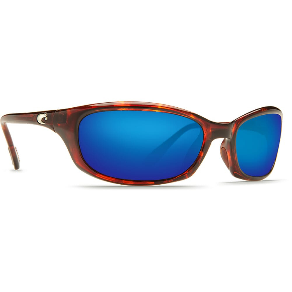 Costa Harpoon Tortoise Frame Sunglasses w/Blue Mirror 580G Lenses 06S9040-90400862
