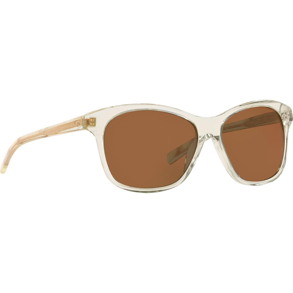 Costa Sarasota Shiny Seafoam Frame Sunglasses w/ Copper 580G Lenses SAR-209-OCGLP