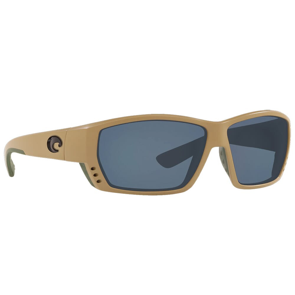 Costa Tuna Alley Sand Frame Sunglasses w/ Gray 580P Lenses TA-248-OGP