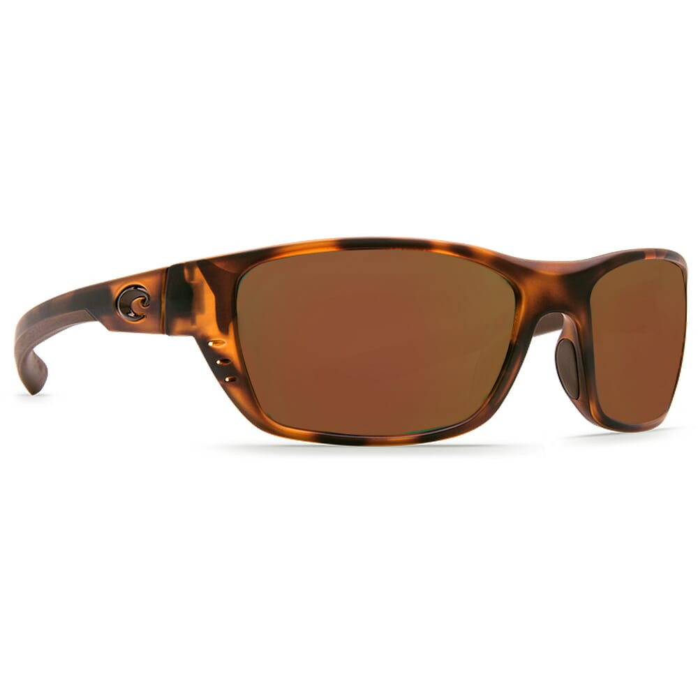 Costa Whitetip Retro Tortoise Frame Sunglasses w/ Copper 580P Lenses WTP-66-OCP