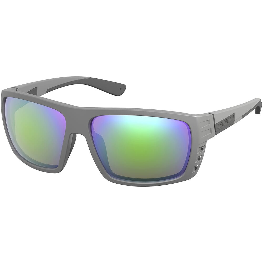 Leupold Payload, Matte Gray, Emerald Mirror Lens Performance Eyewear 181274