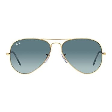 Ray-Ban Aviator Large Metal Gold Blue Gradient Grey 0RB3025-0013M58