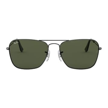 Ray-Ban Caravan Gunmetal G-15 Green 0RB3136-00458