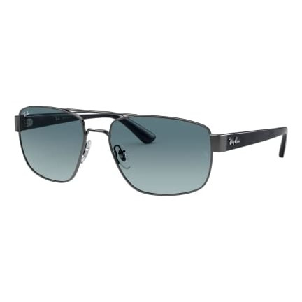 Ray-Ban  Gunmetal Blue Gradient Grey 0RB3663-0043M60