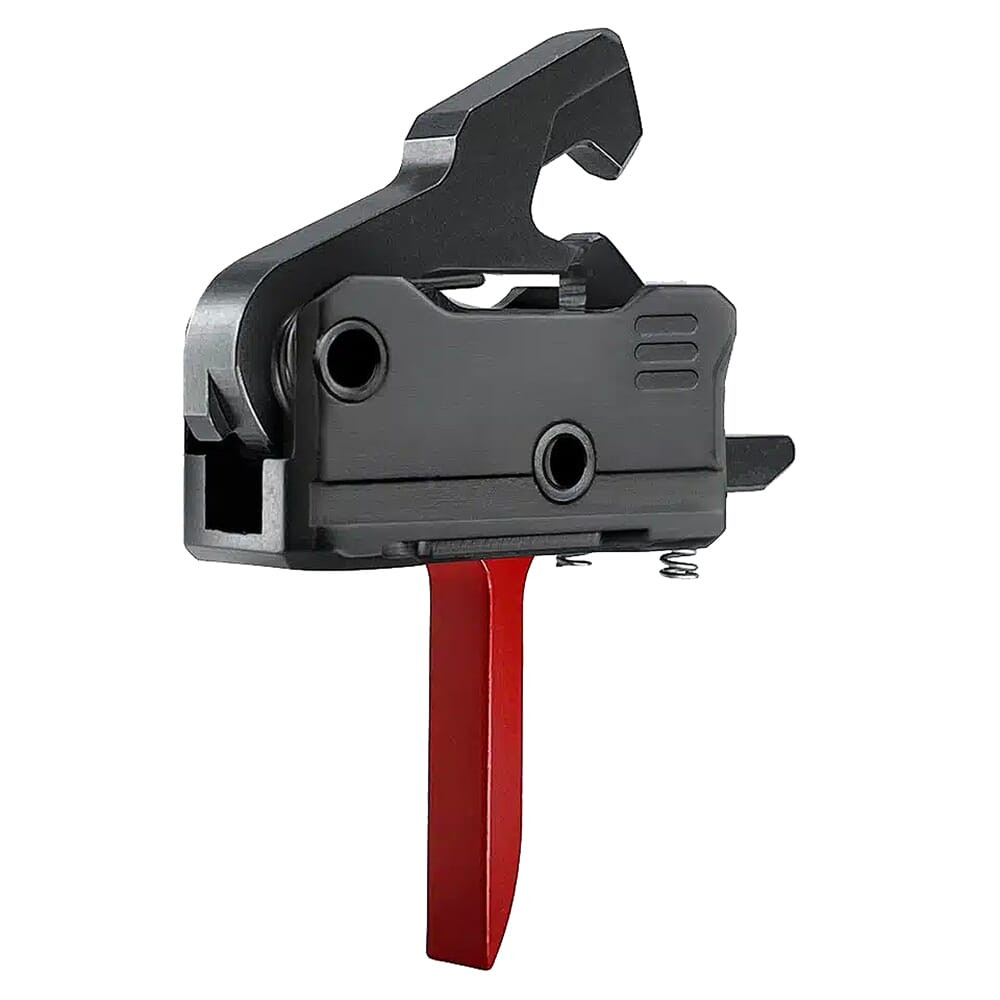 RISE Armament Rave PCC Flat Trigger w/Anti-Walk Pins T017F-PCC-RED