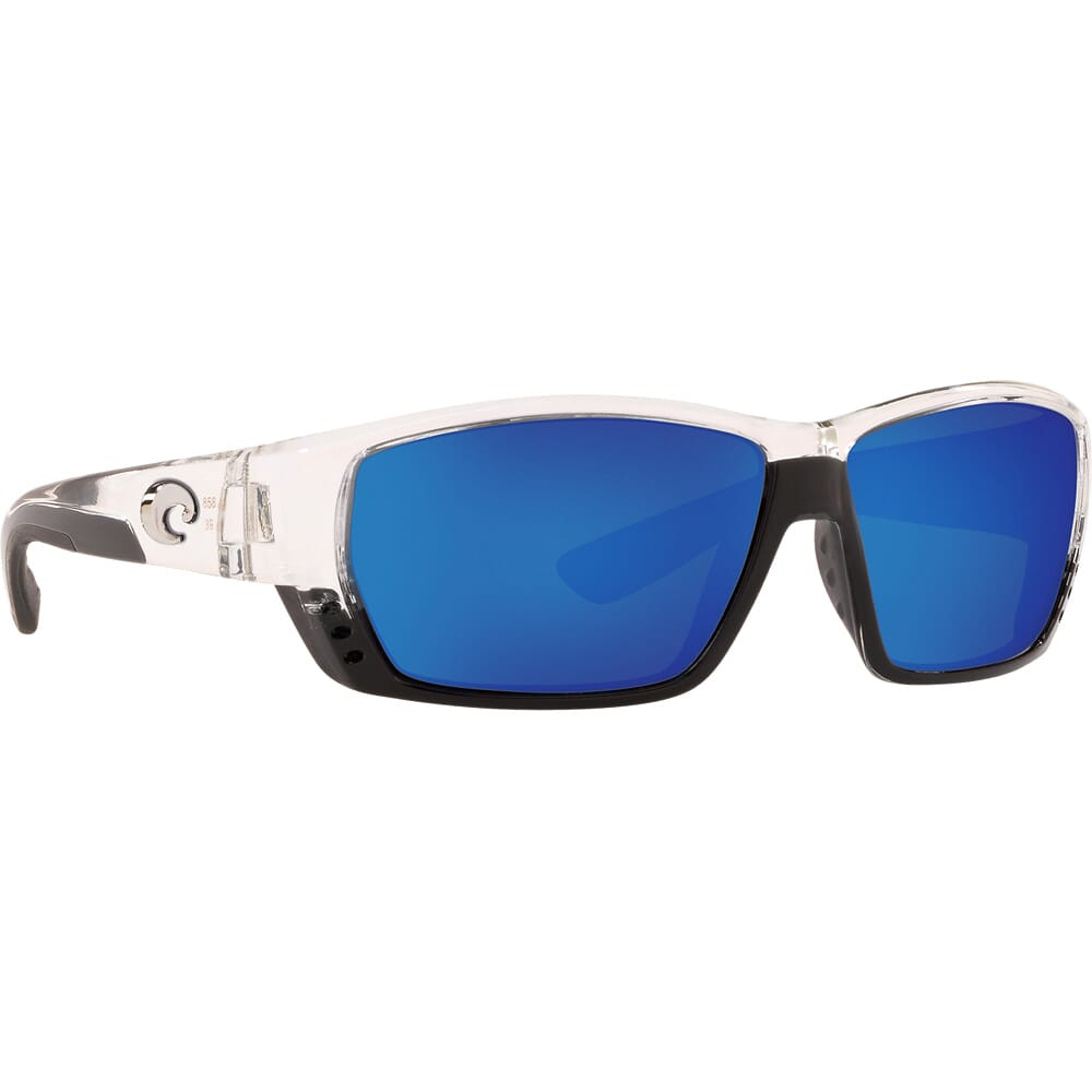 Costa Tuna Alley Crystal Frame Sunglasses w/Blue Mirror 580P Lenses 06S9009-90091662