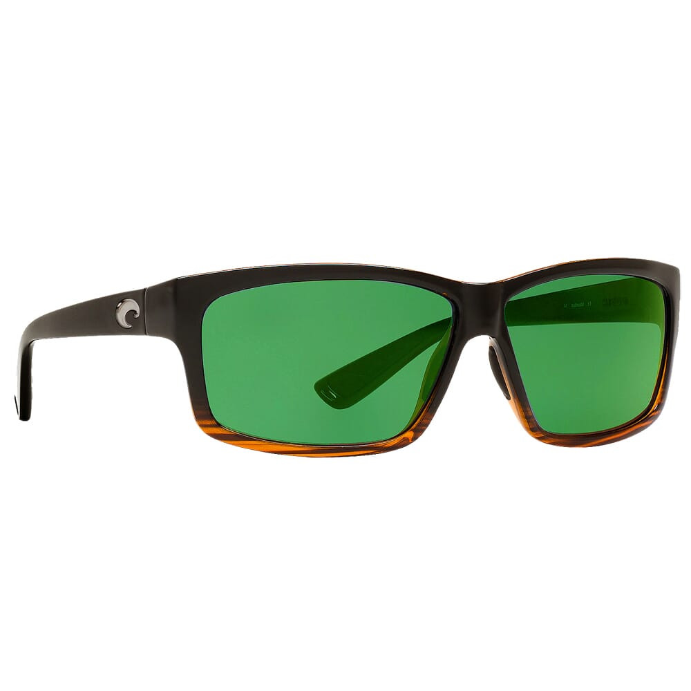 Costa Cut Coconut Fade Frame Sunglasses w/Green Mirror 580P Lenses 06S9047-90471160