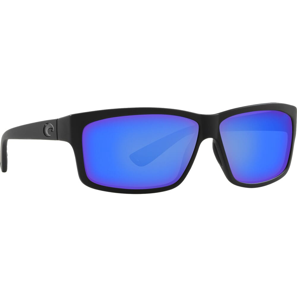 Costa Cut Blackout Frame Sunglasses w/Blue Mirror 580G Lenses 06S9047-90471360