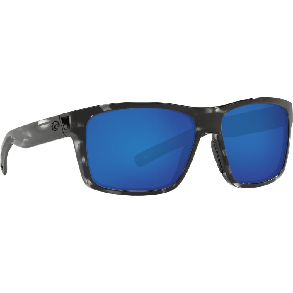 Costa Slack Tide - Ocearch  Shiny Tiger Shark Frame Sunglasses w/Blue Mirror 580G Lenses 06S9035-90351860