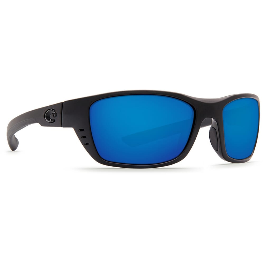Costa Whitetip Blackout Frame Sunglasses w/Blue Mirror 580P C-Mate 1.50 Lenses 06S7009-00010258