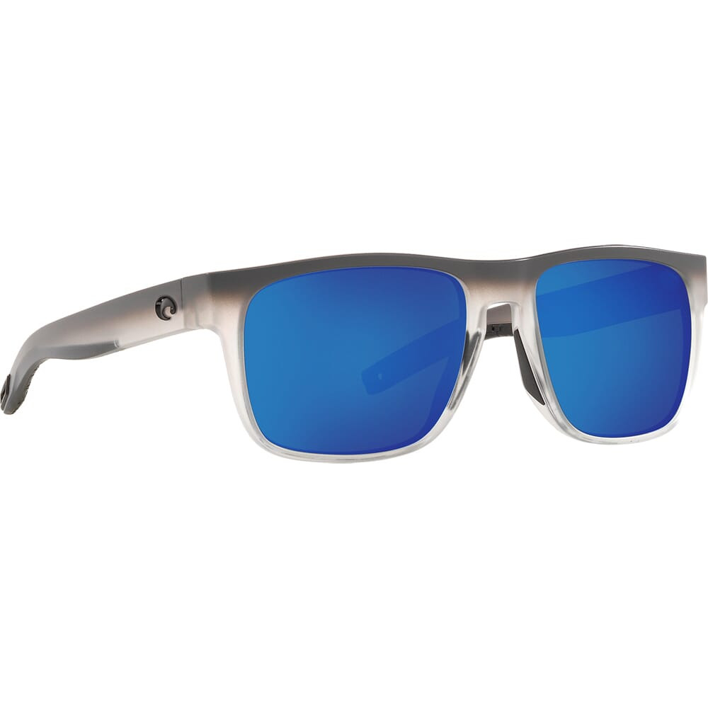 Costa Spearo Ocearch Matte Fog Gray Sunglasses w/Blue Mirror 580G Lenses 06S9008-90082656