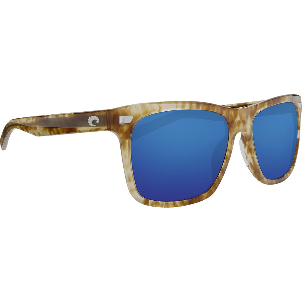 Costa Aransas Shiny Kelp Frame Sunglasses w/ Blue Mirror 580G Lenses ARA-206-OBMGLP