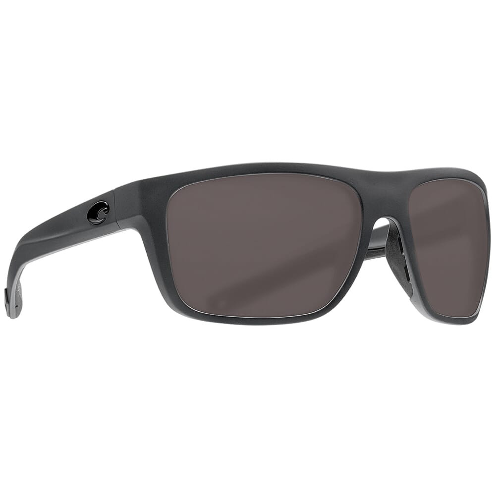 Costa Broadbill Matte Gray Frame Sunglasses w/ Gray 580G Lenses BRB-98-OGGLP