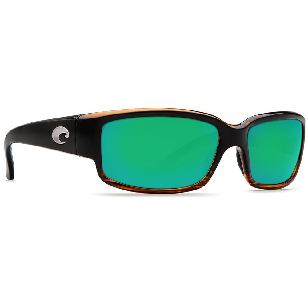 Costa Caballito Coconut Fade Frame Sunglasses w/ Green Mirror 580P Lenses CL-52-OGMP