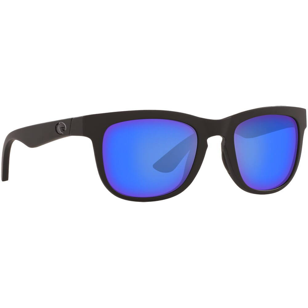 Costa Copra Blackout Frame Sunglasses w/ Blue Mirror 580P Lenses COP-01-OBMP