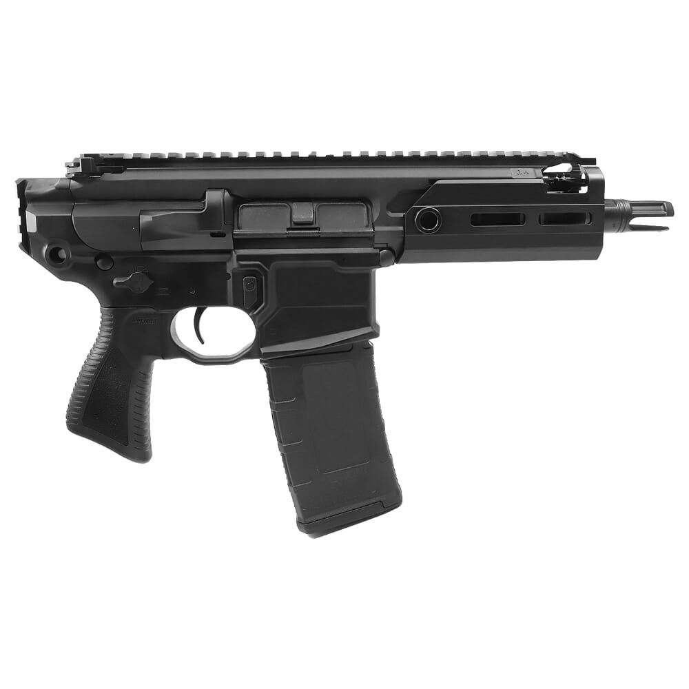 Sig Sauer MCX Rattler 300 BLK 5.5" 1:5" Bbl Blk/Coy Semi Pistol w/ PDW Pistol Grip, M-LOK Handguard, & (1) 30rd Mag No Brace PMCX-300B-5B-TAP-NB