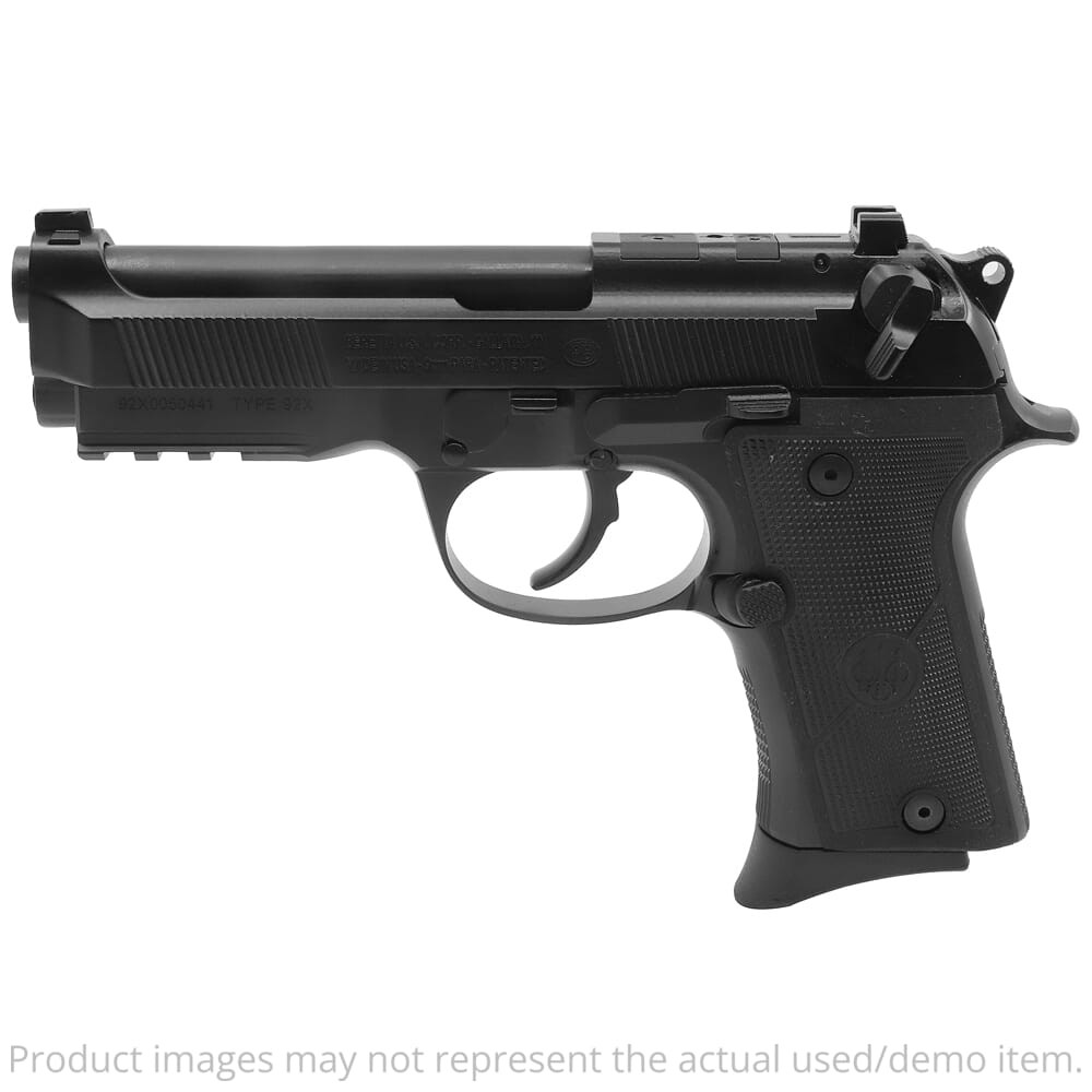 Beretta USED 92X RDO FR Compact 9mm 4.25" Bbl SA/DA Pistol w/(1) 10rd Mag and (1) 15rd Mag J92CR92070 - Store Display UA4154