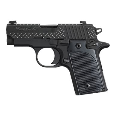 Sig P238 Black Diamond Plate .380 ACP Pistol 238-380-BDP