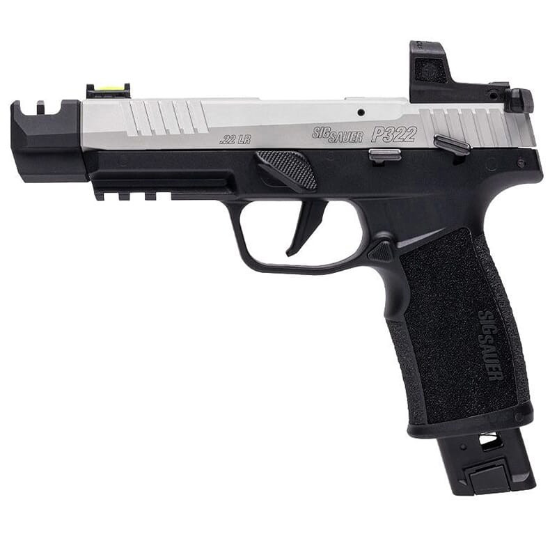 Sig Sauer P322 .22LR 2-Tone 4" Threaded Bbl Pistol w/ Romeo Zero Elite 3MOA Red Dot Optic Installed w/ (1) 20rd & (1) 25rd Mags 322C-T-COMP-RXZE