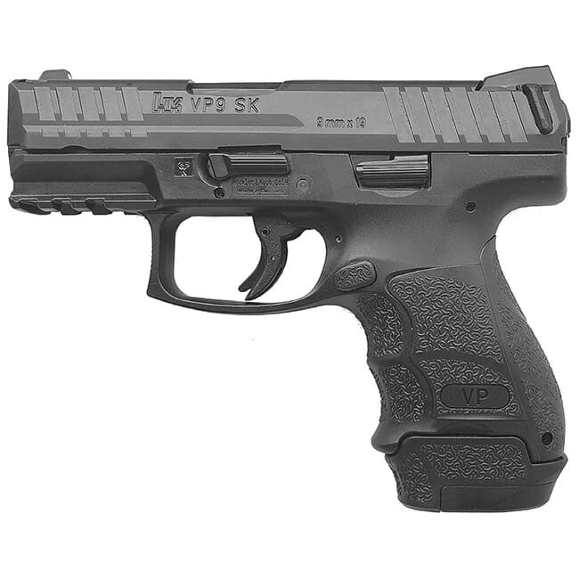 HK VP9SK-B 9mm Pistol w/Push Button Mag Release and (1) 13rd and (1) 10rd Magazine 81000293
