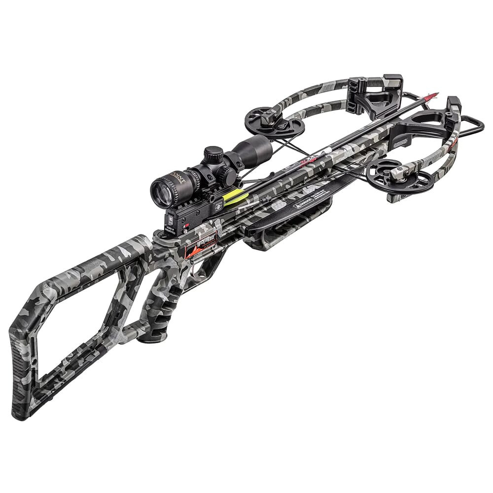 Wicked Ridge M-370 Peak Camo PRE-SIGHTED Crossbow w/Rope-Sled and Multi-Line Scope WR20003-9534