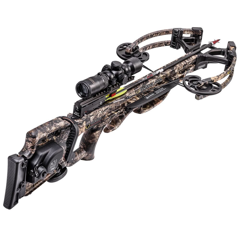 TenPoint Turbo M1 Crossbow w/ACUdraw PRO, Pro-View Scope, Mossy Oak Country CB19020-5523