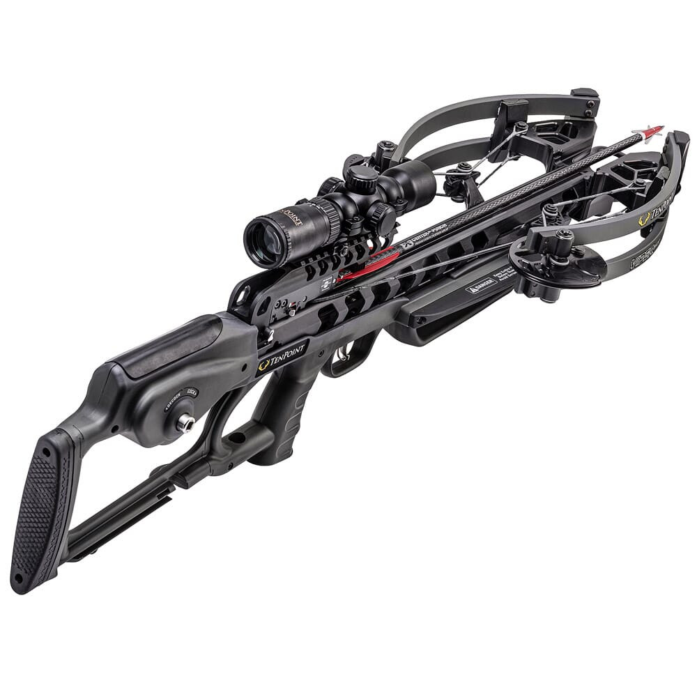 TenPoint Viper S400 Crossbow w/ACUslide, RangeMaster Pro Scope, Graph Gry CB20015-1819