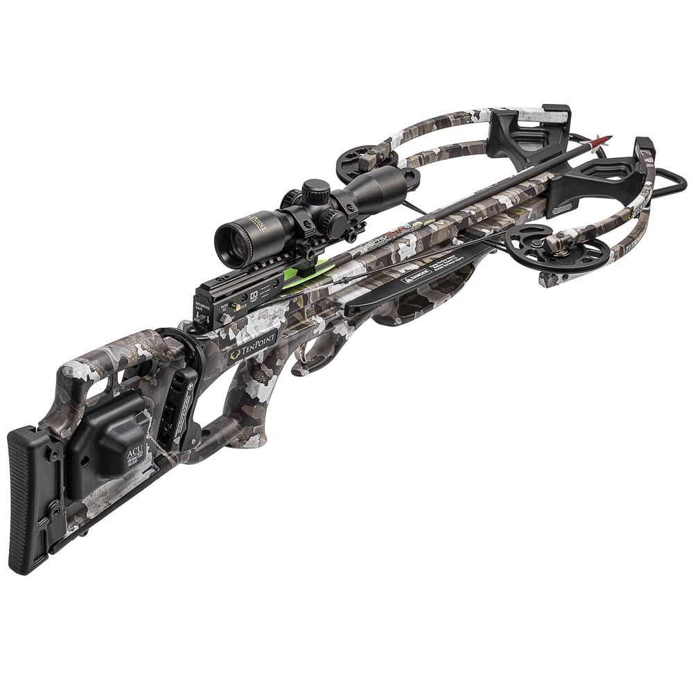 TenPoint Titan De-Cock PRE-SIGHTED Crossbow w/ACUdraw 50 SLED & Pro-View Scope, Vektra CB22047-7527