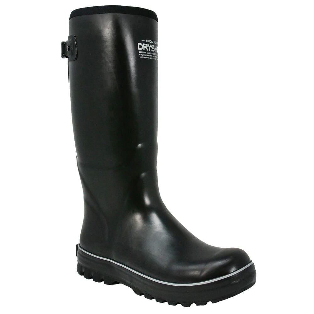Dryshod Mudslinger Hi Gusset Black/Grey Boots MDG-MH-BK-M