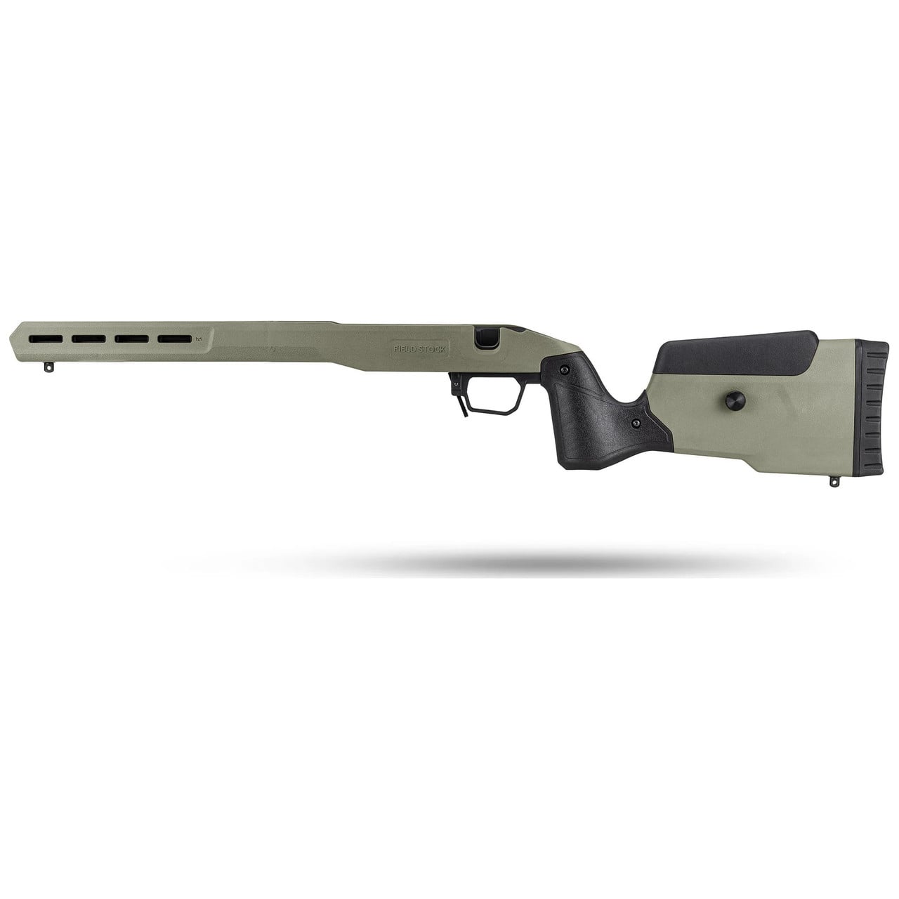 MDT ODG Field Stock Ruger American SA LH OD Green Chassis 108638--ODG