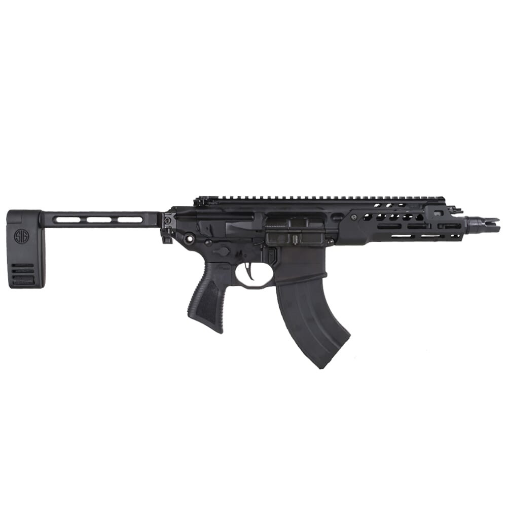 Sig Sauer MCX Rattler LT 7.62x39mm 7.75" 1:9.5" Bbl Pistol w/(1) 28rd Mag, M-LOK Handguard, & SIG Folding Pivoting Contour Brace PMCX-762R-7B-LT-PCB