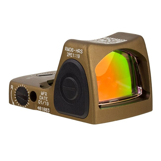 Trijicon RMR 3.25 Adj MOA Red RMR Type 2; HRS Hard Anodized Coyote Brown RM06-C-700780