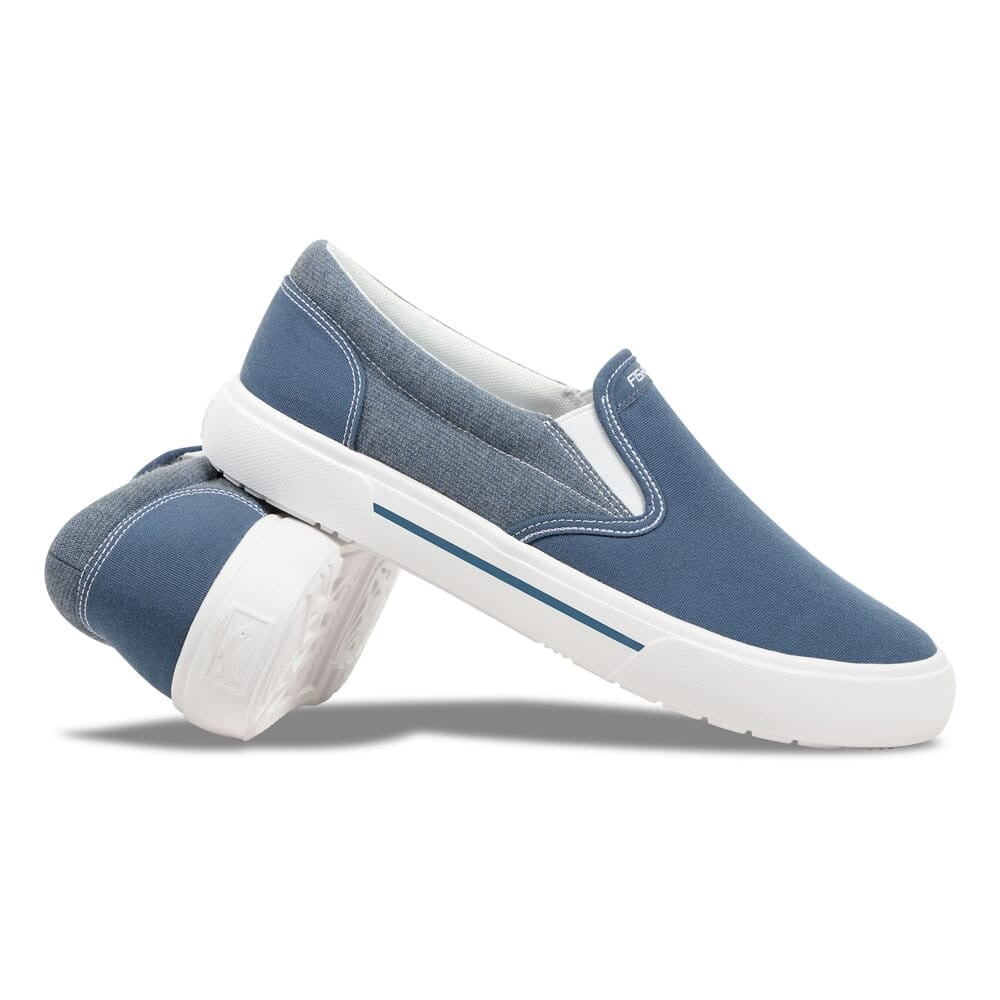 Fishooz Sunbrella Slip-On Denim/White Shoes SBR-MSO-DNM-M