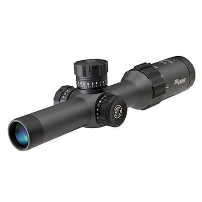 Sig Sauer Tango6 1-6x24mm 3 Gun Illum Fiber Dot Scope SOT61008