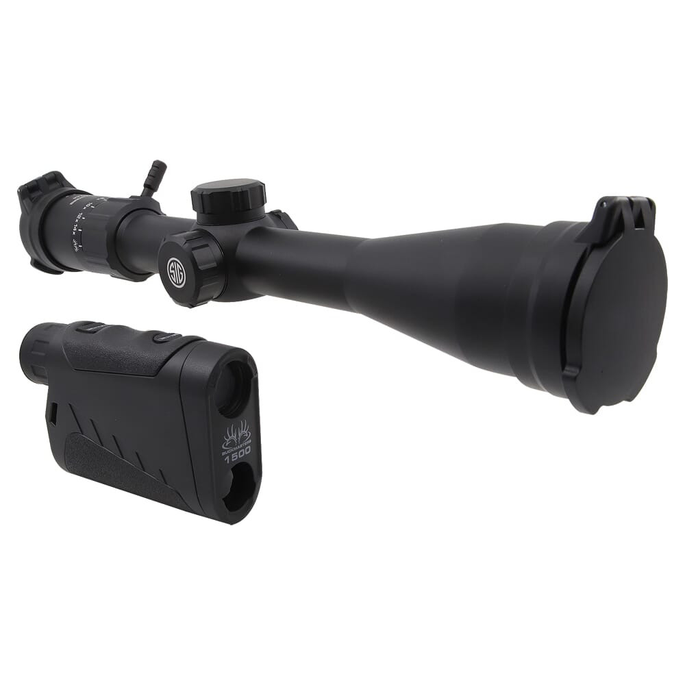 Sig Sauer Buckmasters 4-16x44mm 30mm Side Focus BDC SFP Riflescope w/Buckmasters LRF 1500 Combo Kit SOK15BM05