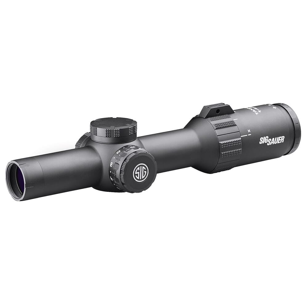 Sig Sauer TANGO4 Scope, 1-4x24mm, 30mm, FFP, Mrad Illum Reticle, 0.2 Mrad Adj, Black SOT41114