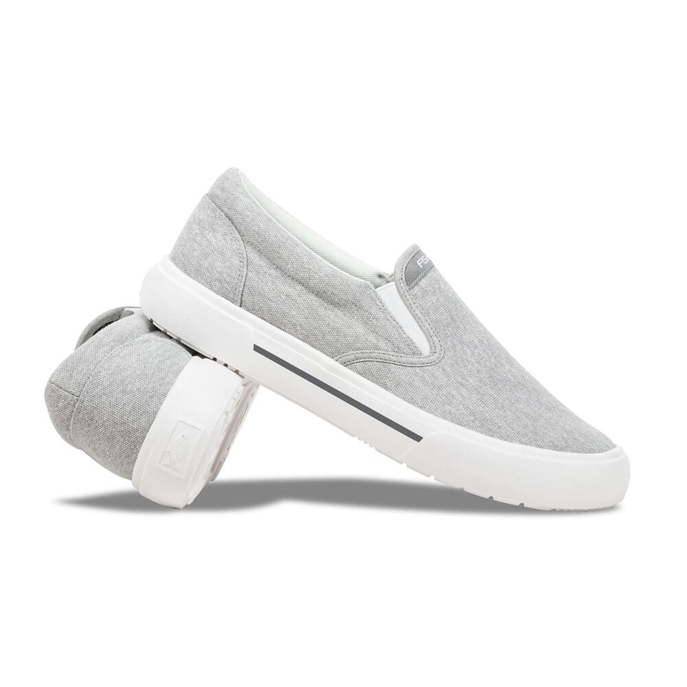 Fishooz Sunwashed Slip-On Grey/White Shoes SUN-MSO-GRY-M