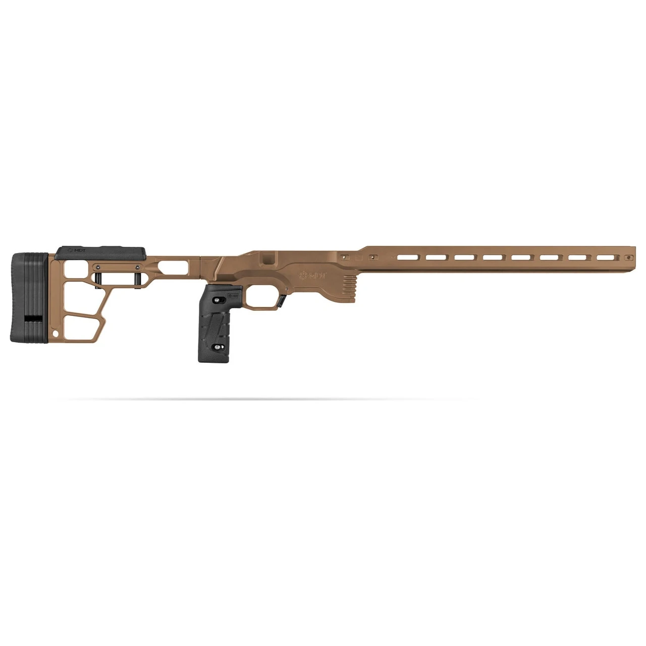 MDT ACC Premier Gen 2  Ruger American SA, RH, FDE Chassis System 110131-FDE