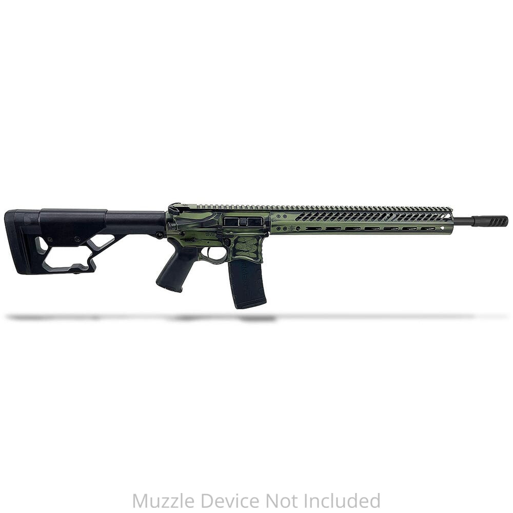 Seekins Precision DMR .223 Wylde 18" 1:8" 1/2"x28 TPI Bbl BW OD Green Rifle 0011300097-ODGBW