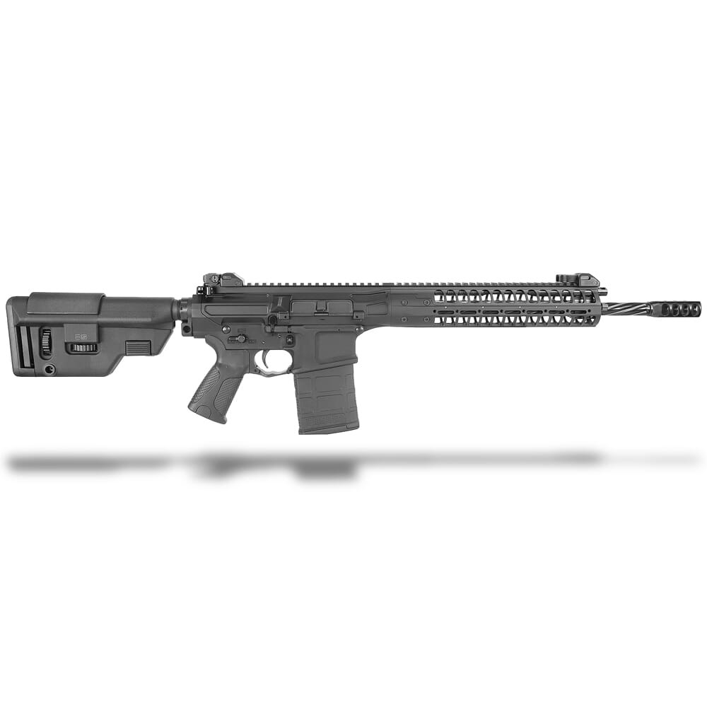 LWRC REPR MKII 7.62x51 16" Spiral Fluted Bbl Blk Rear Charge Rifle REPRMKIIR7BF16