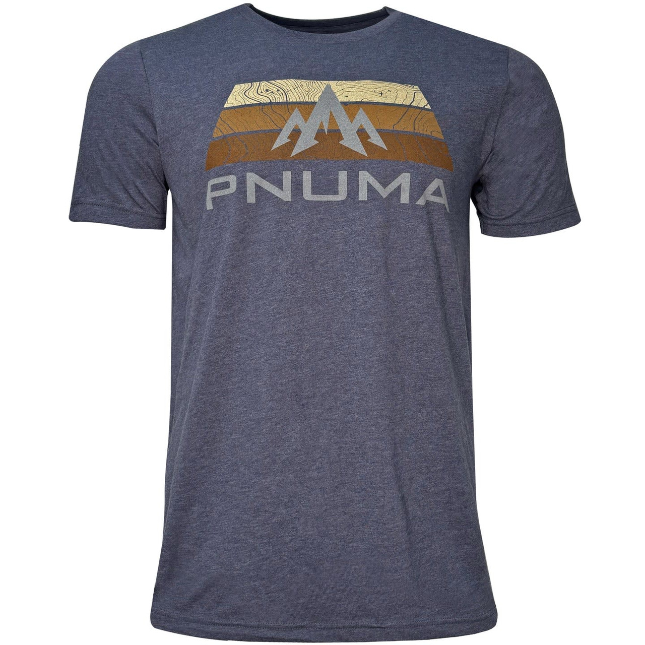 Pnuma Outdoors Topo Tee Shirt Navy SS-TS-TP-NV