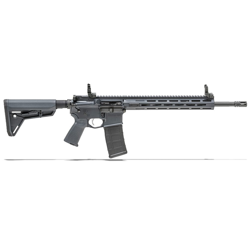 Springfield Armory 5.56 Gray SAINT w/ Chrome Moly 16" Barrel w/ FF Handguard, Mid Length Gas System Rifle ST916556GRYFFH