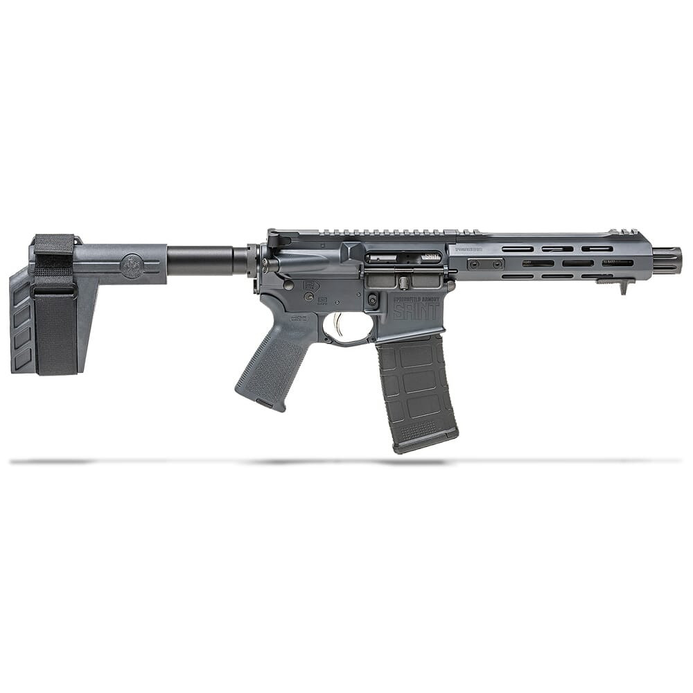 Springfield Armory 5.56 Saint 7.5" Gray Pistol w/ Stainless Steel Barrel ST975556GRY