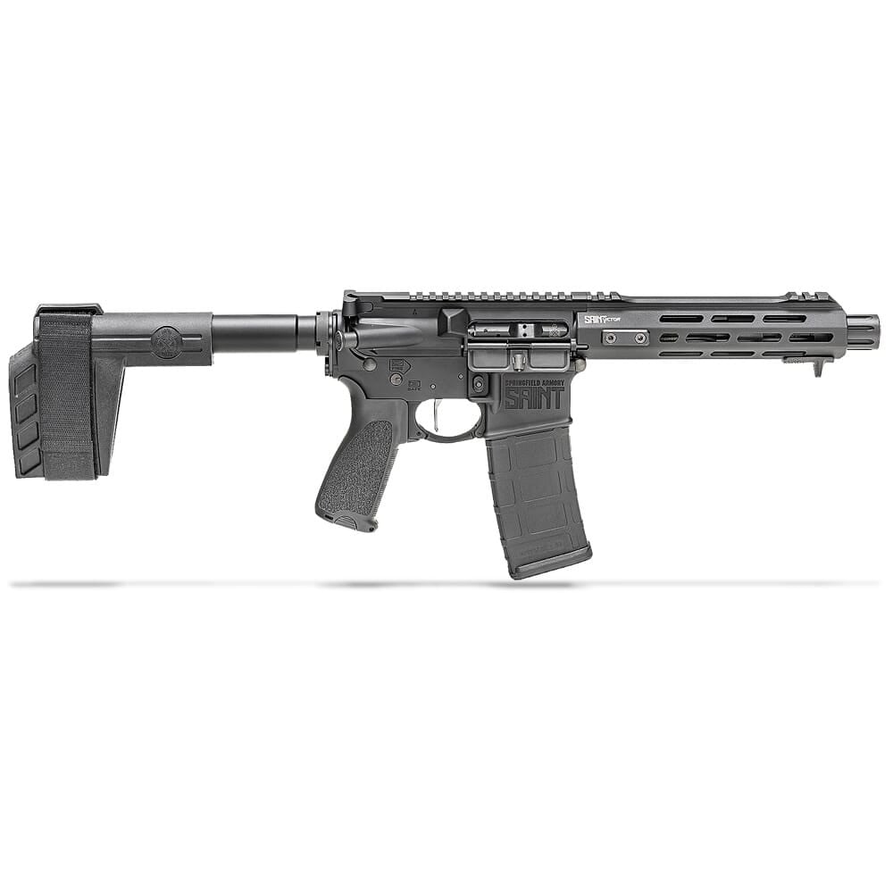 Springfield Armory 5.56 Saint Victor 7.5" Black Pistol w/ Stainless Steel Barrel STV975556B