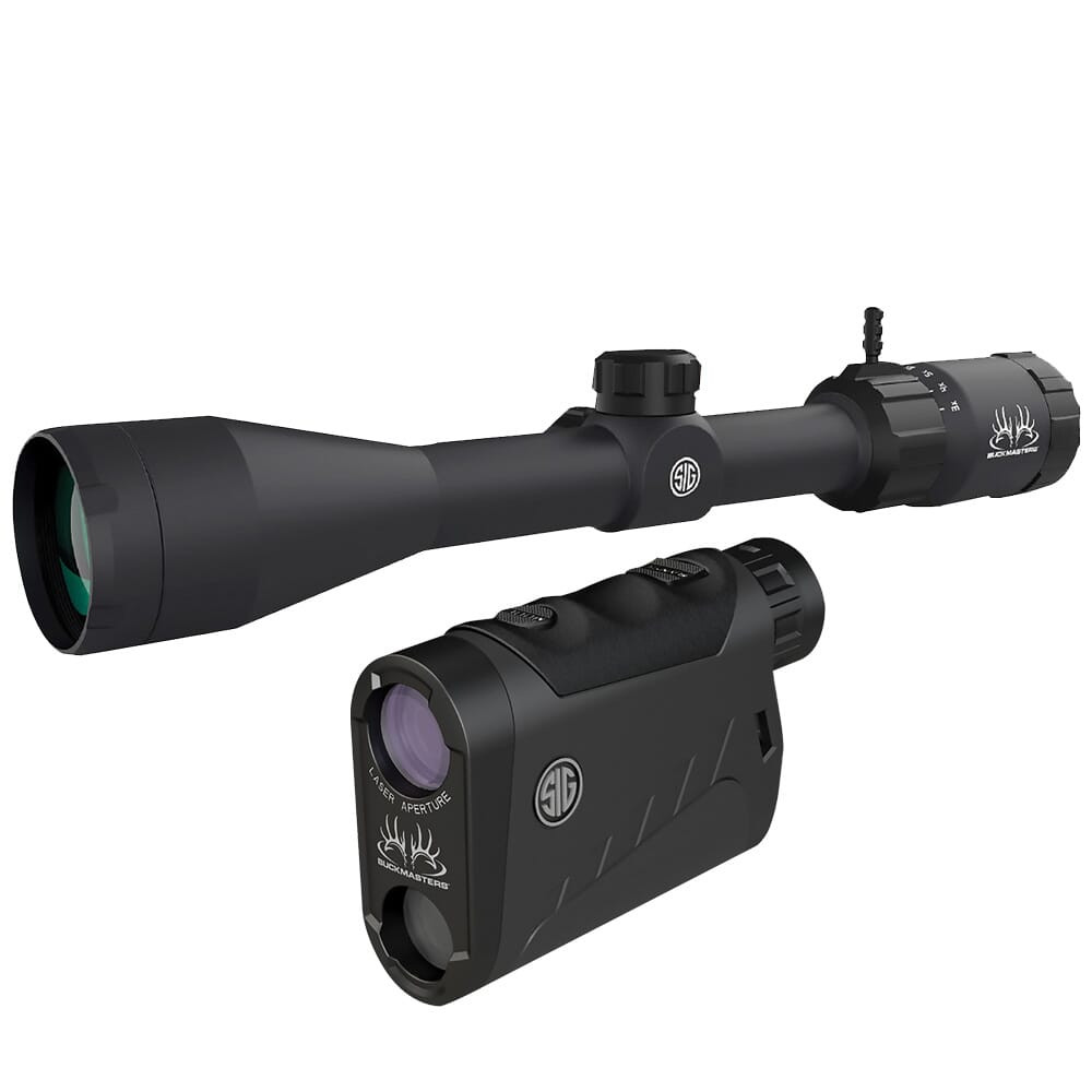 Sig Sauer Buckmasters 3-9X40mm BDC Riflescope w/Buckmasters LRF 1500 Combo Kit SOK15BM01