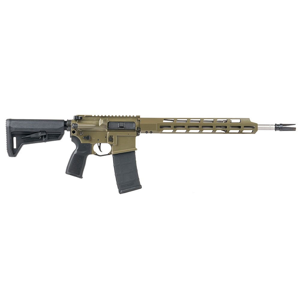 Sig Sauer M400 TREAD v2 5.56 NATO 16" Bbl Moss Green Rifle w/(1) 30rd Mag, Telescopic Stock, & M-LOK Handguard RM400-16B-TRD-V2G