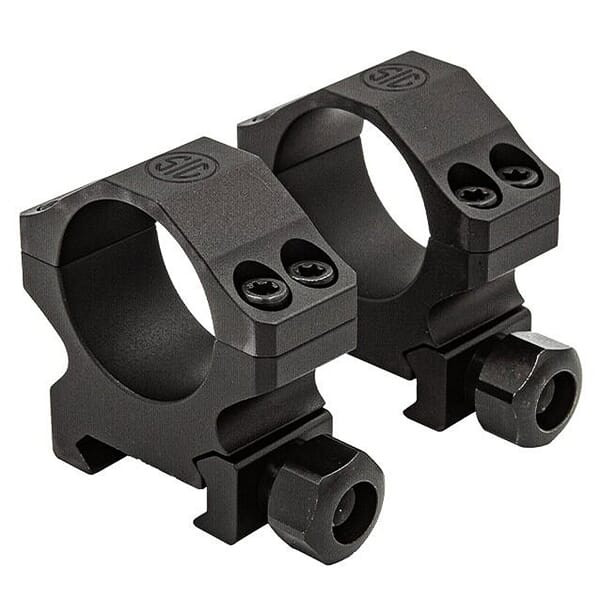 Sig Sauer ALPHA1 35mm High 1.25" Aluminum Black Hunting Scope Rings SOA10024